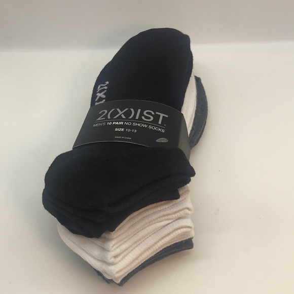2(X) IST MENŚ 10 PAIR NO SHOW SOCKS SIZE 10-13 - Picture 5 of 16